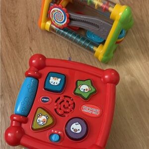 VTech Busy Learners Activity Cube + PlayGo Action Triangle